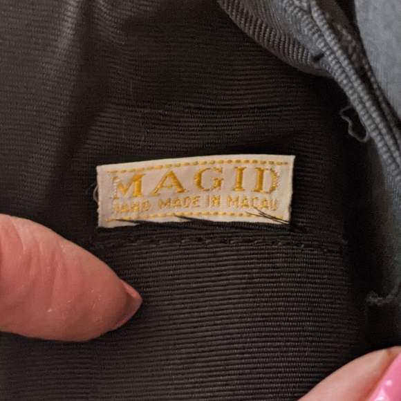 Vintage black woven purse - Picture 4 of 5